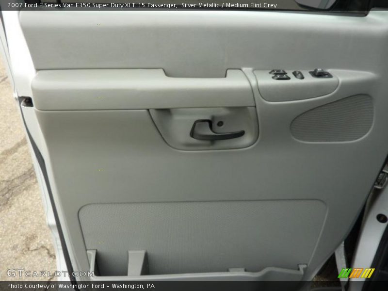 Silver Metallic / Medium Flint Grey 2007 Ford E Series Van E350 Super Duty XLT 15 Passenger