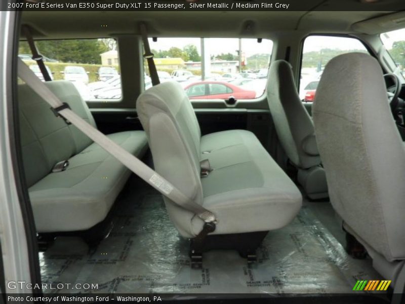 Silver Metallic / Medium Flint Grey 2007 Ford E Series Van E350 Super Duty XLT 15 Passenger