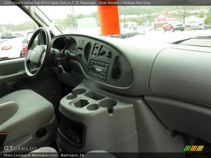 Silver Metallic / Medium Flint Grey 2007 Ford E Series Van E350 Super Duty XLT 15 Passenger