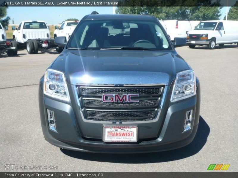 Cyber Gray Metallic / Light Titanium 2011 GMC Terrain SLE AWD