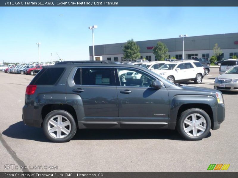 Cyber Gray Metallic / Light Titanium 2011 GMC Terrain SLE AWD