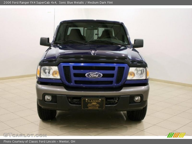 Sonic Blue Metallic / Medium Dark Flint 2006 Ford Ranger FX4 SuperCab 4x4