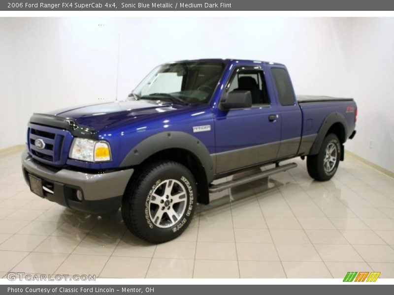 Sonic Blue Metallic / Medium Dark Flint 2006 Ford Ranger FX4 SuperCab 4x4