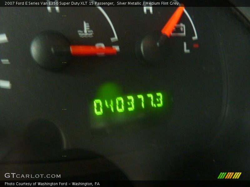 Silver Metallic / Medium Flint Grey 2007 Ford E Series Van E350 Super Duty XLT 15 Passenger