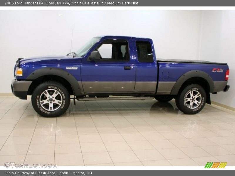 Sonic Blue Metallic / Medium Dark Flint 2006 Ford Ranger FX4 SuperCab 4x4