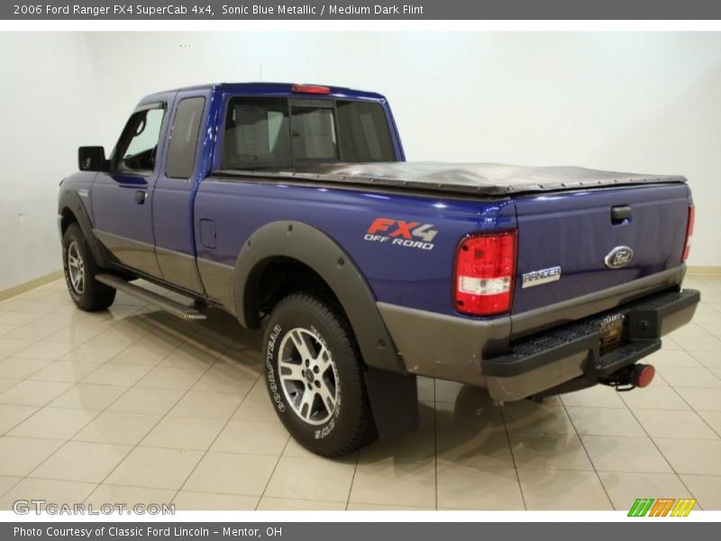 Sonic Blue Metallic / Medium Dark Flint 2006 Ford Ranger FX4 SuperCab 4x4