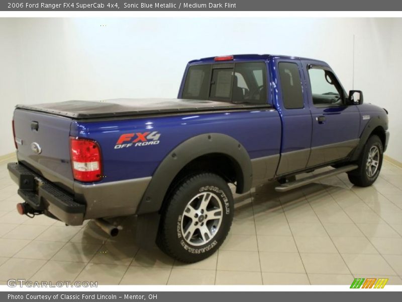 Sonic Blue Metallic / Medium Dark Flint 2006 Ford Ranger FX4 SuperCab 4x4