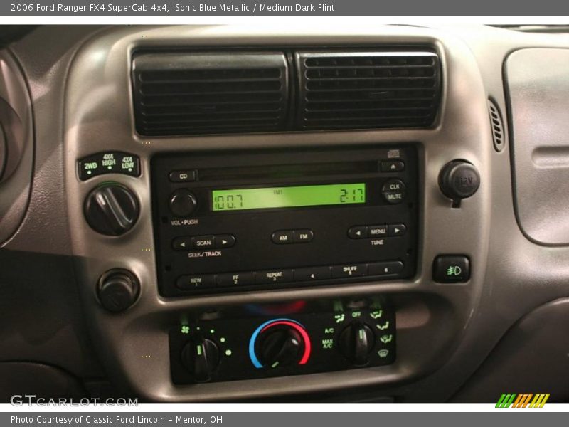 Sonic Blue Metallic / Medium Dark Flint 2006 Ford Ranger FX4 SuperCab 4x4
