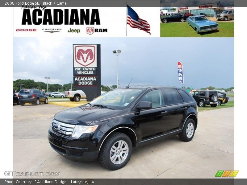 Black / Camel 2008 Ford Edge SE