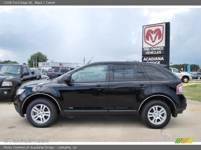 Black / Camel 2008 Ford Edge SE