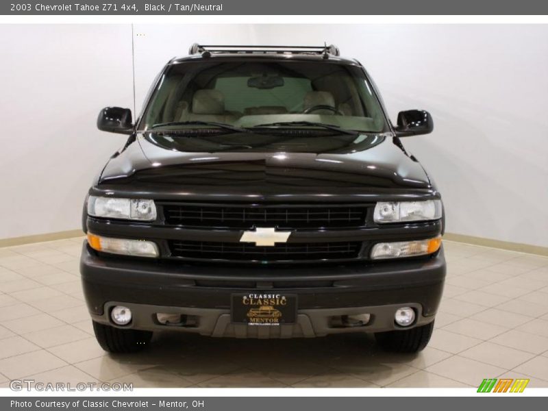 Black / Tan/Neutral 2003 Chevrolet Tahoe Z71 4x4