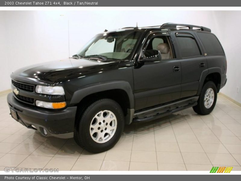 Black / Tan/Neutral 2003 Chevrolet Tahoe Z71 4x4