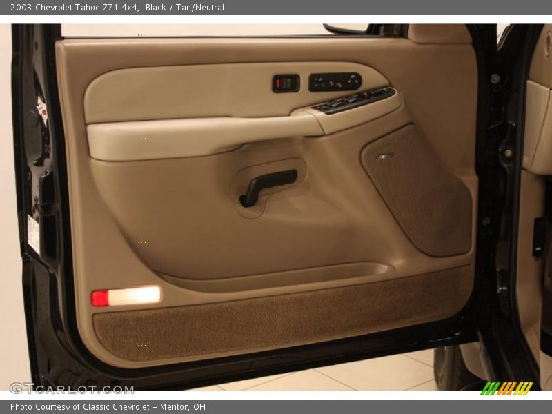 Black / Tan/Neutral 2003 Chevrolet Tahoe Z71 4x4