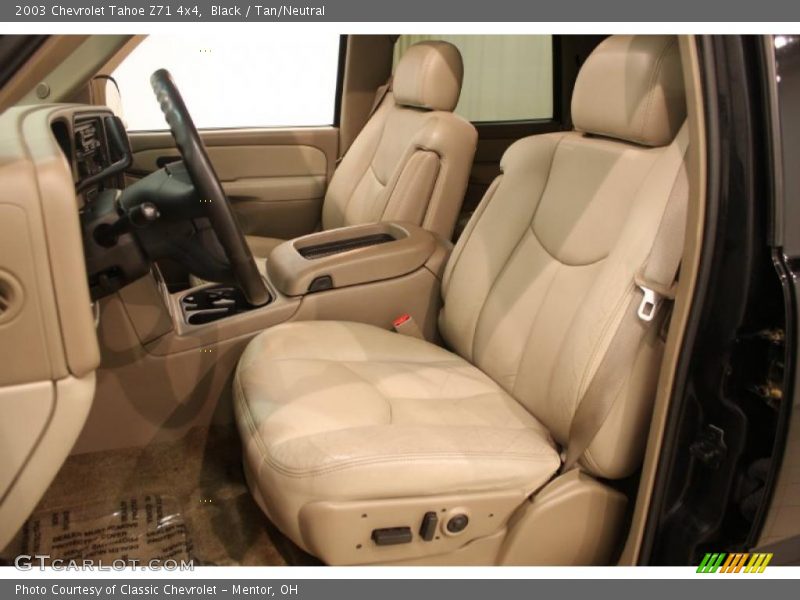 Black / Tan/Neutral 2003 Chevrolet Tahoe Z71 4x4