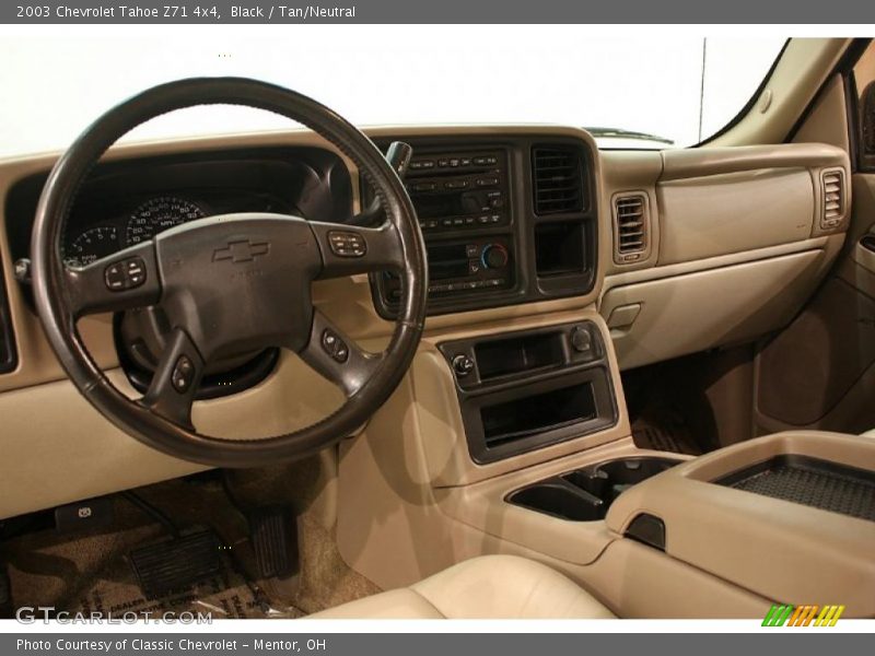 Black / Tan/Neutral 2003 Chevrolet Tahoe Z71 4x4