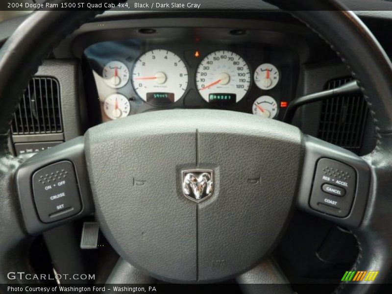 Black / Dark Slate Gray 2004 Dodge Ram 1500 ST Quad Cab 4x4