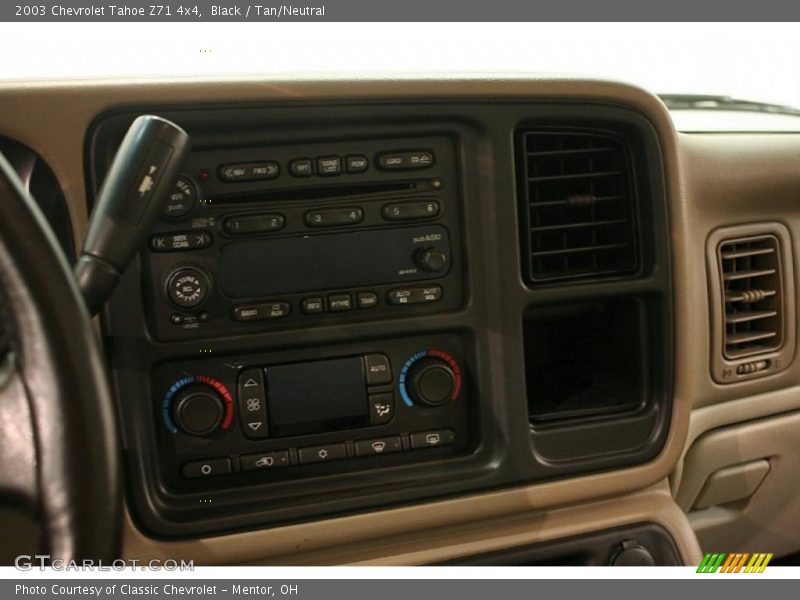 Black / Tan/Neutral 2003 Chevrolet Tahoe Z71 4x4