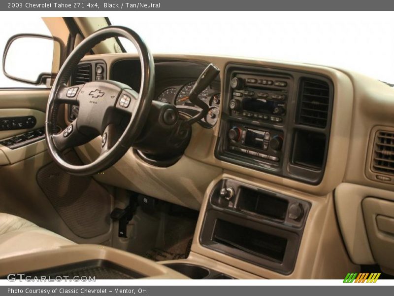 Black / Tan/Neutral 2003 Chevrolet Tahoe Z71 4x4