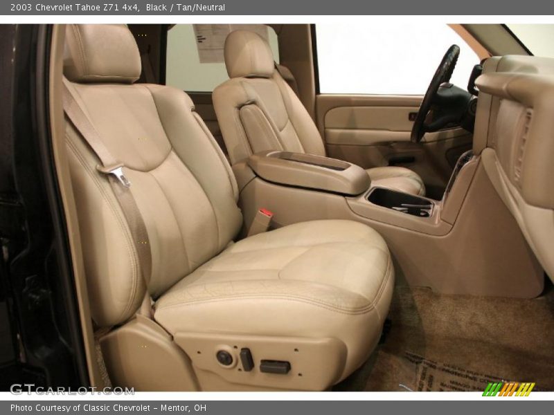 Black / Tan/Neutral 2003 Chevrolet Tahoe Z71 4x4