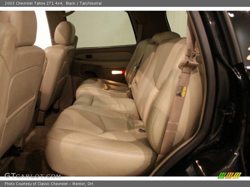 Black / Tan/Neutral 2003 Chevrolet Tahoe Z71 4x4