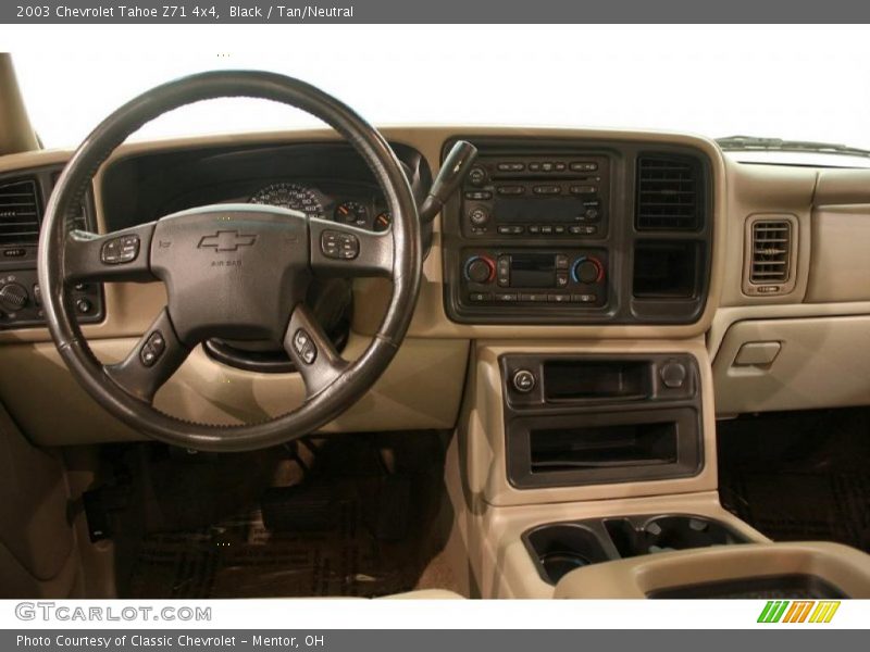 Black / Tan/Neutral 2003 Chevrolet Tahoe Z71 4x4