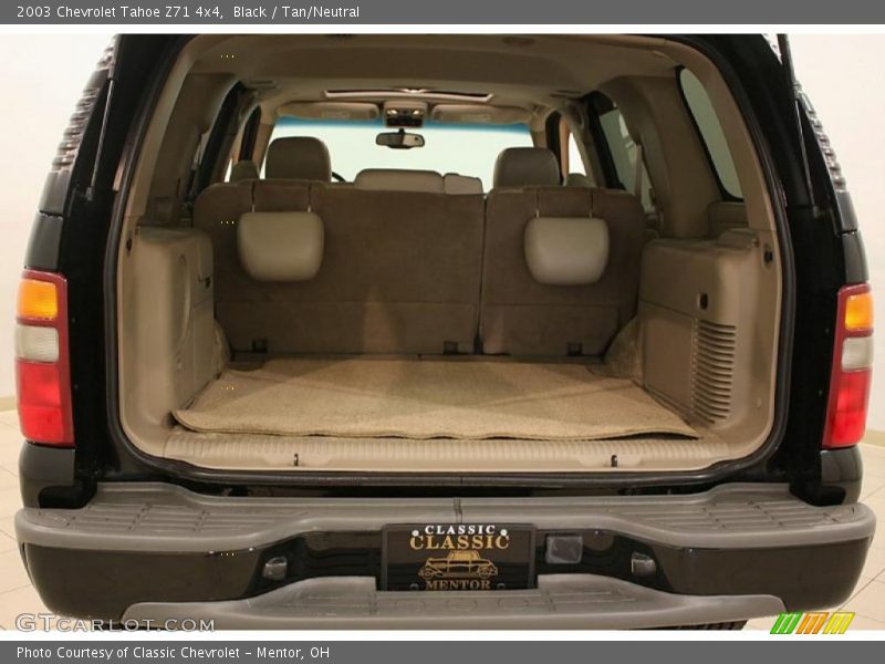 Black / Tan/Neutral 2003 Chevrolet Tahoe Z71 4x4
