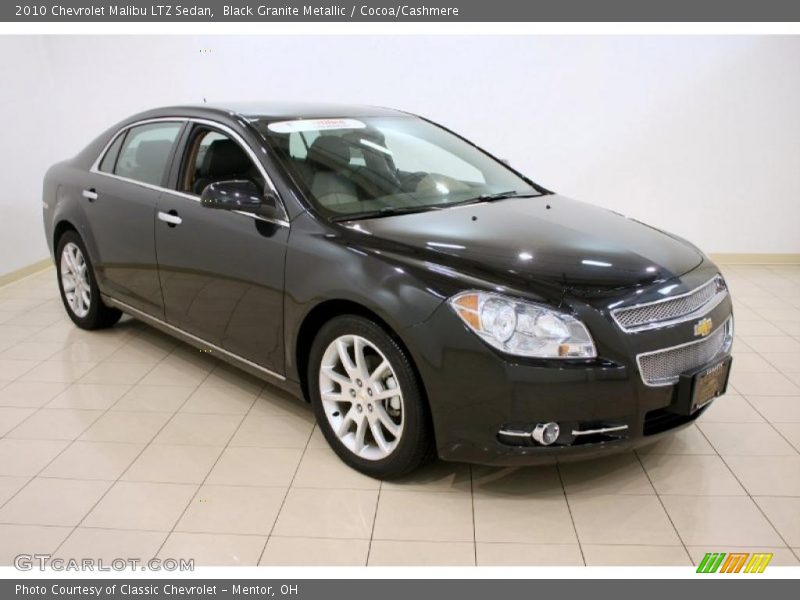 Black Granite Metallic / Cocoa/Cashmere 2010 Chevrolet Malibu LTZ Sedan