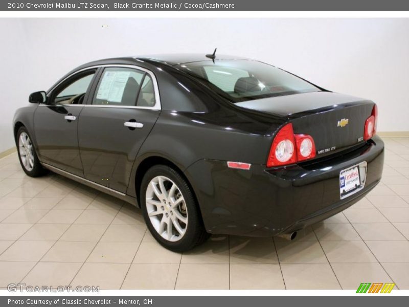 Black Granite Metallic / Cocoa/Cashmere 2010 Chevrolet Malibu LTZ Sedan