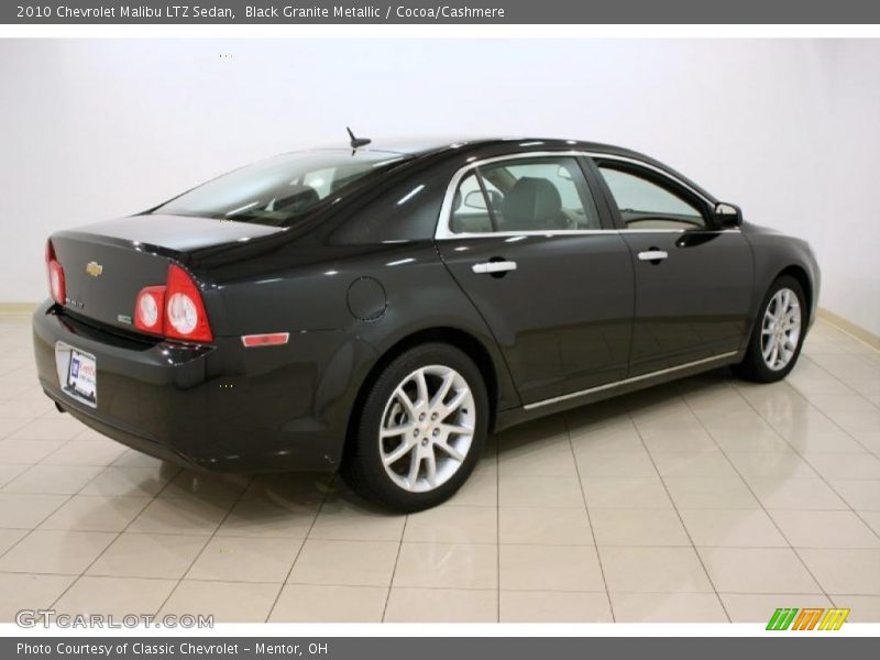 Black Granite Metallic / Cocoa/Cashmere 2010 Chevrolet Malibu LTZ Sedan
