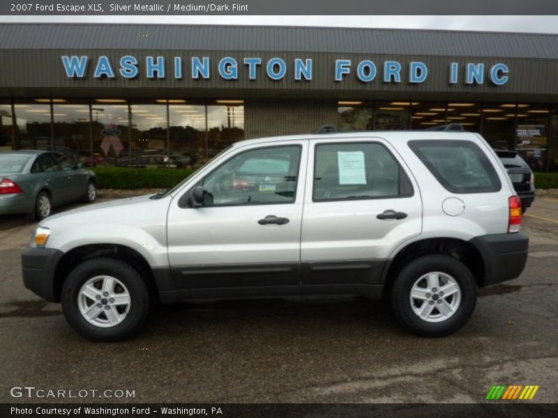 Silver Metallic / Medium/Dark Flint 2007 Ford Escape XLS