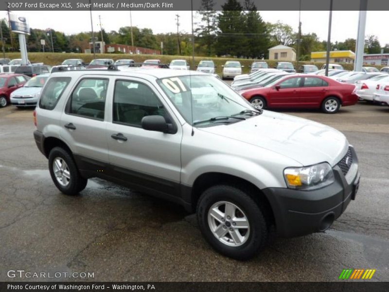 Silver Metallic / Medium/Dark Flint 2007 Ford Escape XLS