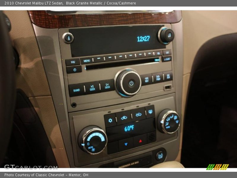 Black Granite Metallic / Cocoa/Cashmere 2010 Chevrolet Malibu LTZ Sedan