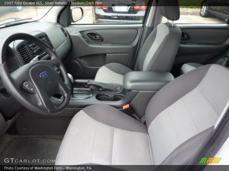 Silver Metallic / Medium/Dark Flint 2007 Ford Escape XLS