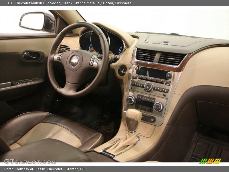 Black Granite Metallic / Cocoa/Cashmere 2010 Chevrolet Malibu LTZ Sedan