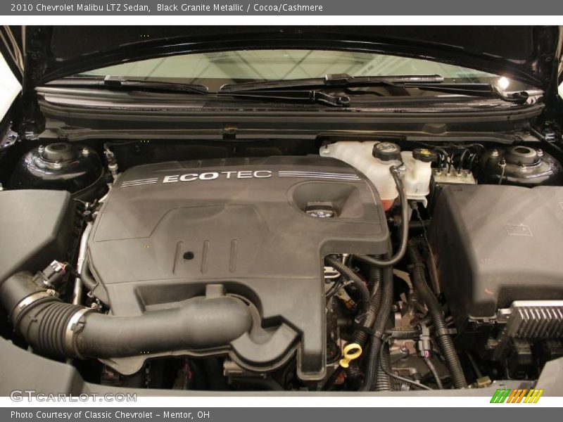 Black Granite Metallic / Cocoa/Cashmere 2010 Chevrolet Malibu LTZ Sedan