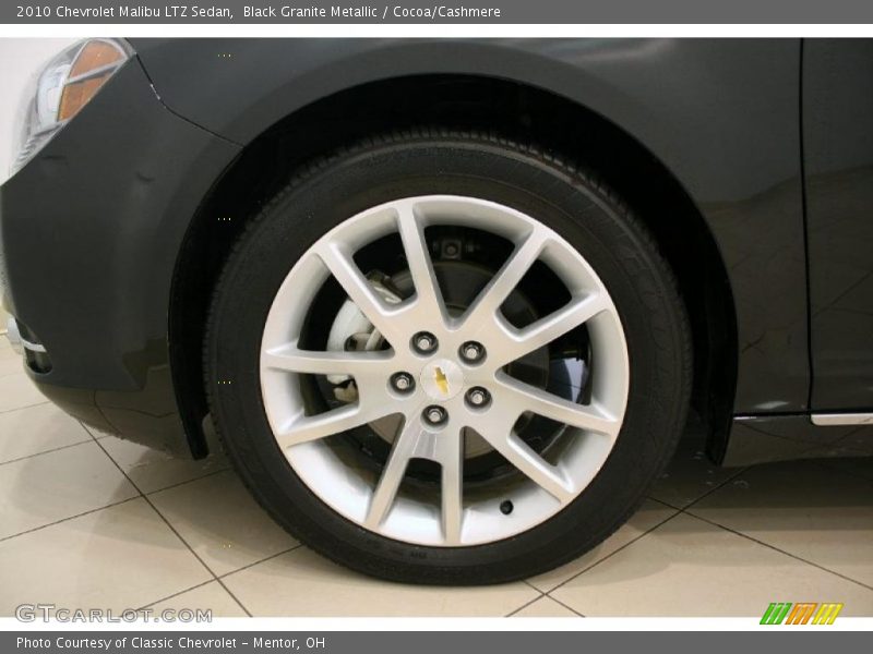 Black Granite Metallic / Cocoa/Cashmere 2010 Chevrolet Malibu LTZ Sedan