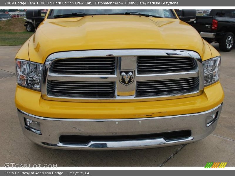 Detonator Yellow / Dark Slate/Medium Graystone 2009 Dodge Ram 1500 Big Horn Edition Crew Cab