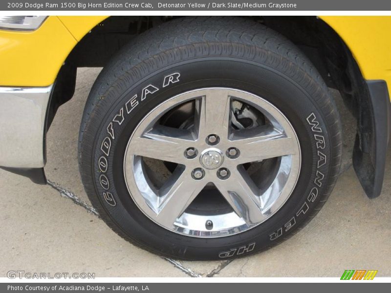 Detonator Yellow / Dark Slate/Medium Graystone 2009 Dodge Ram 1500 Big Horn Edition Crew Cab