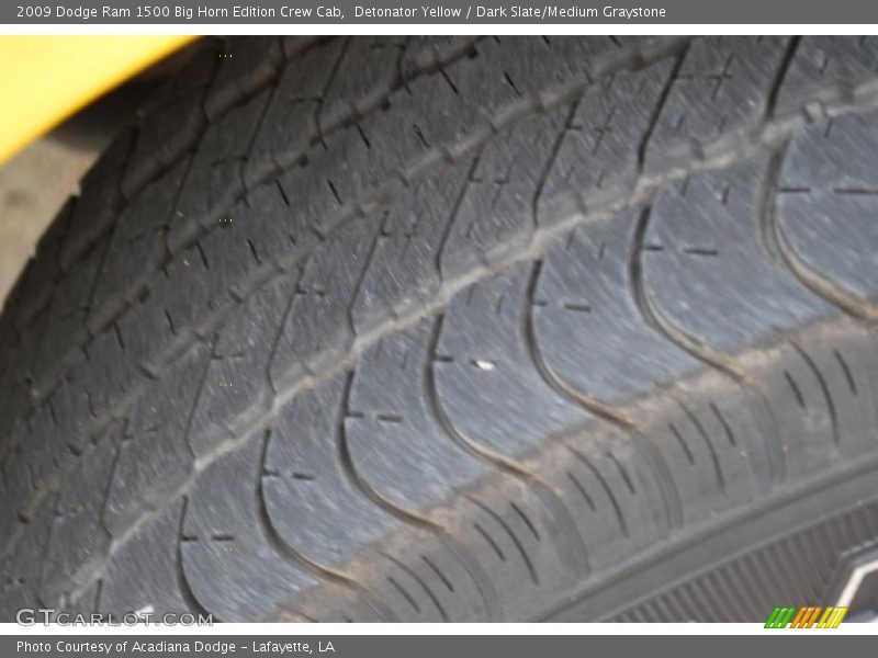 Detonator Yellow / Dark Slate/Medium Graystone 2009 Dodge Ram 1500 Big Horn Edition Crew Cab
