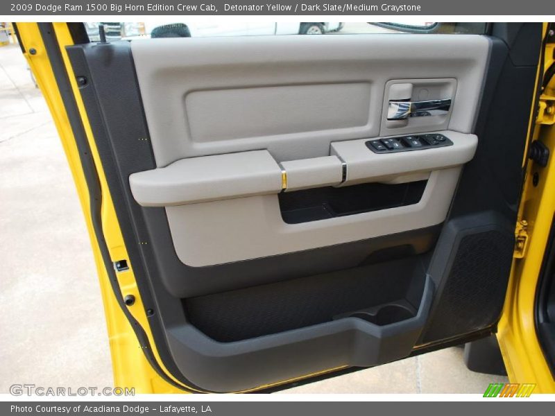 Detonator Yellow / Dark Slate/Medium Graystone 2009 Dodge Ram 1500 Big Horn Edition Crew Cab