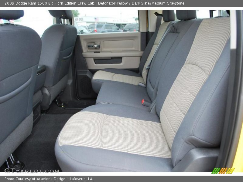 Detonator Yellow / Dark Slate/Medium Graystone 2009 Dodge Ram 1500 Big Horn Edition Crew Cab