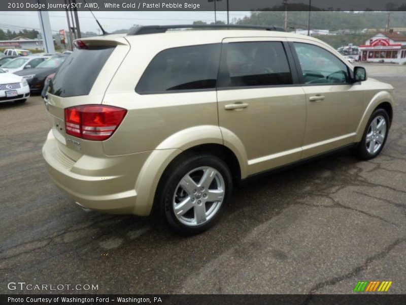 White Gold / Pastel Pebble Beige 2010 Dodge Journey SXT AWD