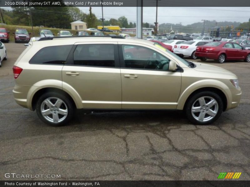 White Gold / Pastel Pebble Beige 2010 Dodge Journey SXT AWD