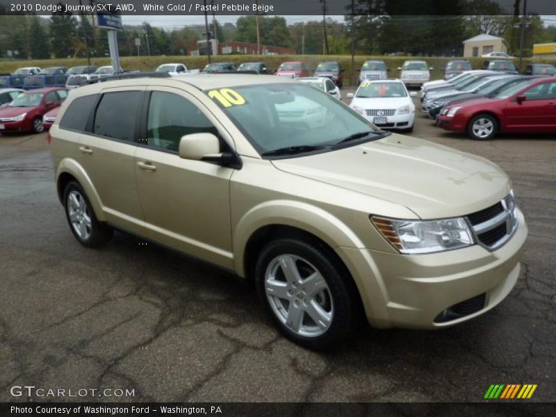 White Gold / Pastel Pebble Beige 2010 Dodge Journey SXT AWD