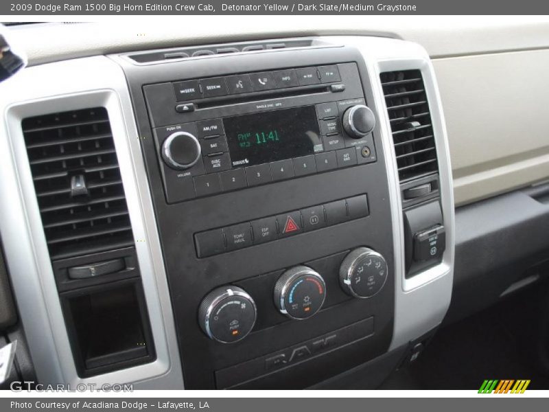 Detonator Yellow / Dark Slate/Medium Graystone 2009 Dodge Ram 1500 Big Horn Edition Crew Cab