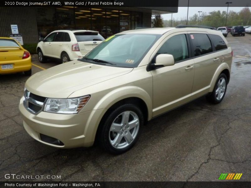 White Gold / Pastel Pebble Beige 2010 Dodge Journey SXT AWD