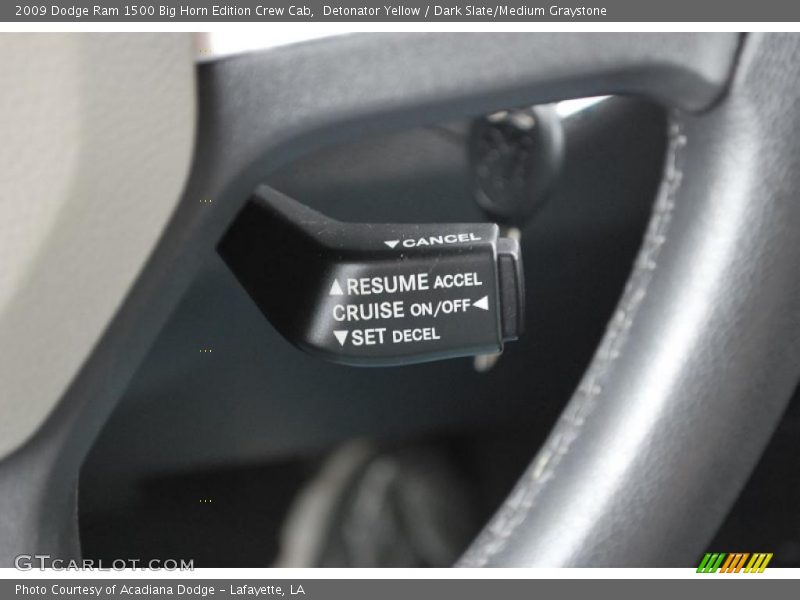 Detonator Yellow / Dark Slate/Medium Graystone 2009 Dodge Ram 1500 Big Horn Edition Crew Cab