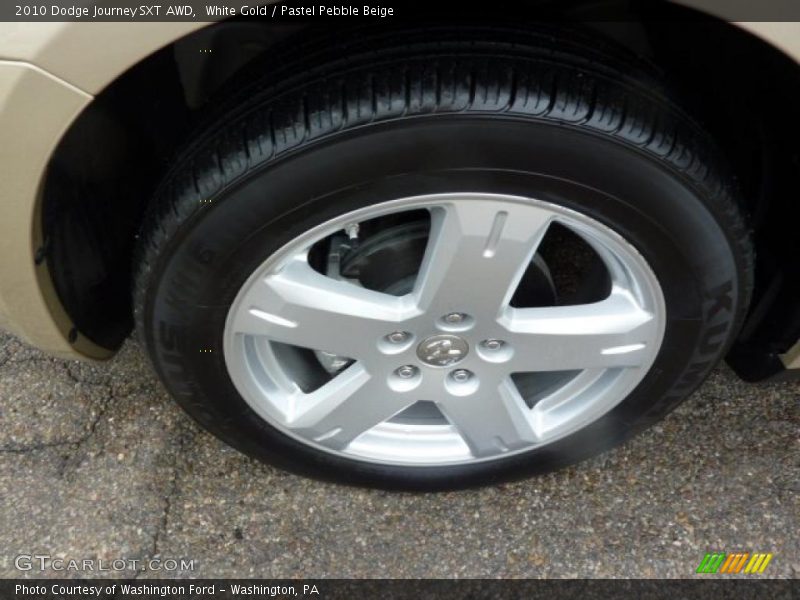 White Gold / Pastel Pebble Beige 2010 Dodge Journey SXT AWD
