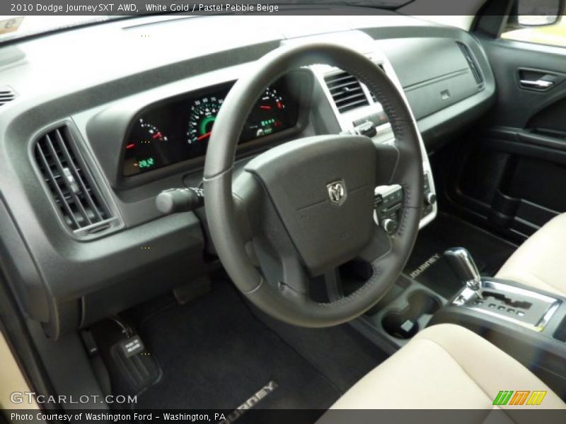 White Gold / Pastel Pebble Beige 2010 Dodge Journey SXT AWD