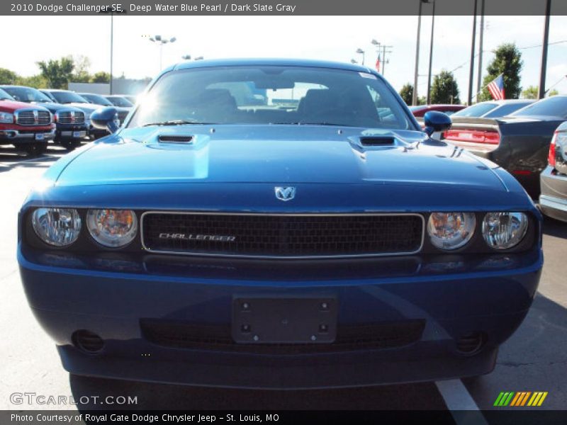 Deep Water Blue Pearl / Dark Slate Gray 2010 Dodge Challenger SE